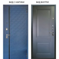 Люкс 3К / Тори Синий софт / Соло Антрацит