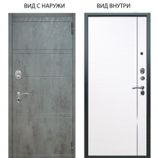 Люкс АС / Агат Дуо Темный бетон / Гауда Роял вуд белый