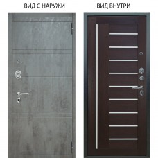 Люкс АС / Агат Дуо Темный бетон / Диана Вельвет