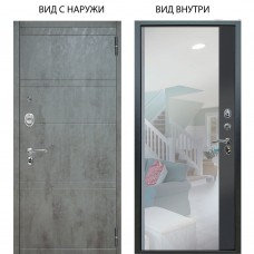 Люкс АС / Агат Дуо Темный бетон / Магнум Черный софт