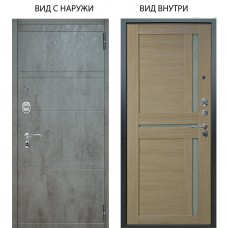 Люкс АС / Агат Дуо Темный бетон / Мирра Буксус