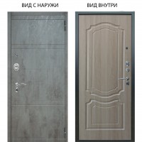 Люкс АС / Агат Дуо Темный бетон / Мишель Ларче светлый