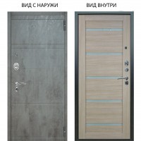 Люкс АС / Агат Дуо Темный бетон / Александра Буксус