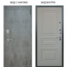 Люкс АС / Агат Дуо Темный бетон / Скиф Софт милк