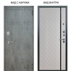 Люкс АС / Агат Дуо Темный бетон / Тори Софт милк