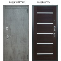 Люкс АС / Агат Дуо Темный бетон / Александра Вельвет