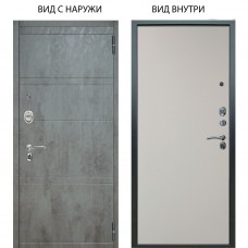 Люкс АС / Агат Дуо Темный бетон / Элегант Софт милк