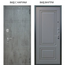 Люкс АС / Агат Дуо Темный бетон / Элион Силк маус