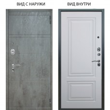 Люкс АС / Агат Дуо Темный бетон / Элион Софт милк