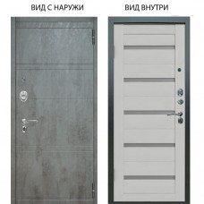 Люкс АС / Агат Дуо Темный бетон / Александра Серый винил