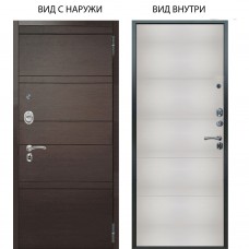 Люкс АС / Агат Дуо Венге горизонт / Агат Вельвет белый горизонт