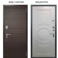 Люкс АС / Агат Дуо Венге горизонт / Могадиш Софт милк