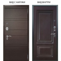 Люкс АС / Агат Дуо Венге горизонт / Элион Горький шоколад