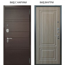 Люкс АС / Агат Дуо Венге горизонт / Элион Дуб филадельфия крем