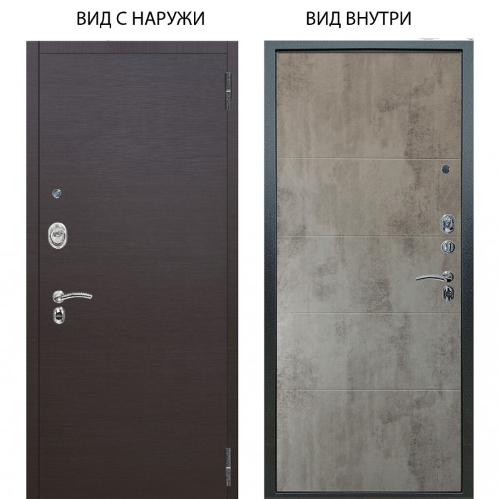 Люкс АС / Элегант Венге горизонт / Агат Светлый бетон