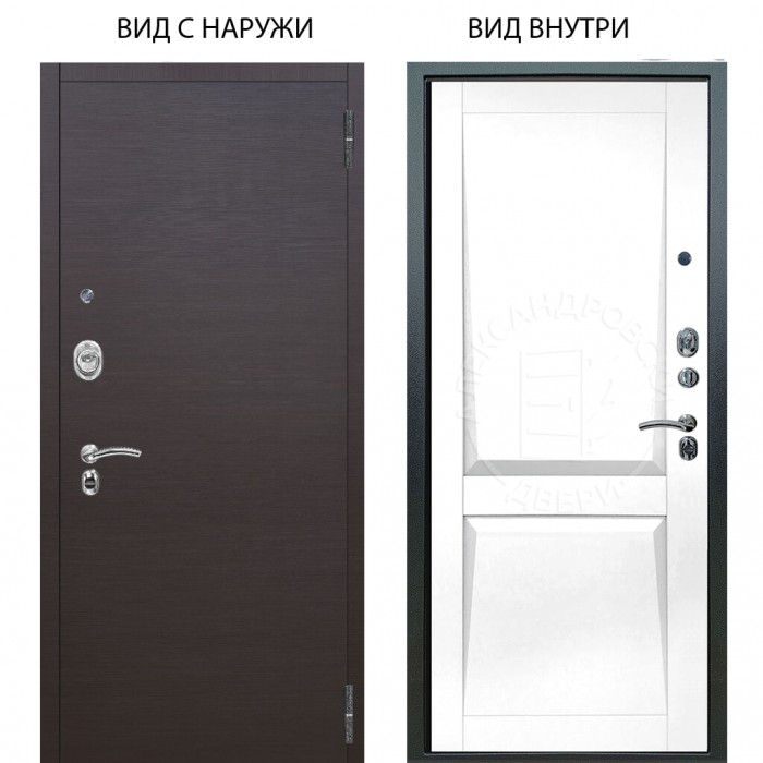 Люкс АС / Элегант Венге горизонт / Ариана Белая эмаль