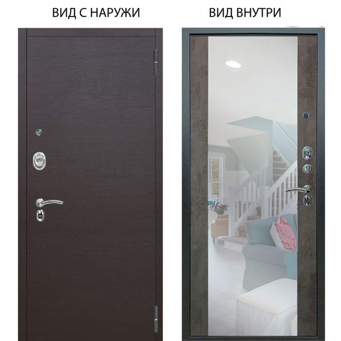 Люкс АС / Элегант Венге горизонт / Вояж Светлый бетон