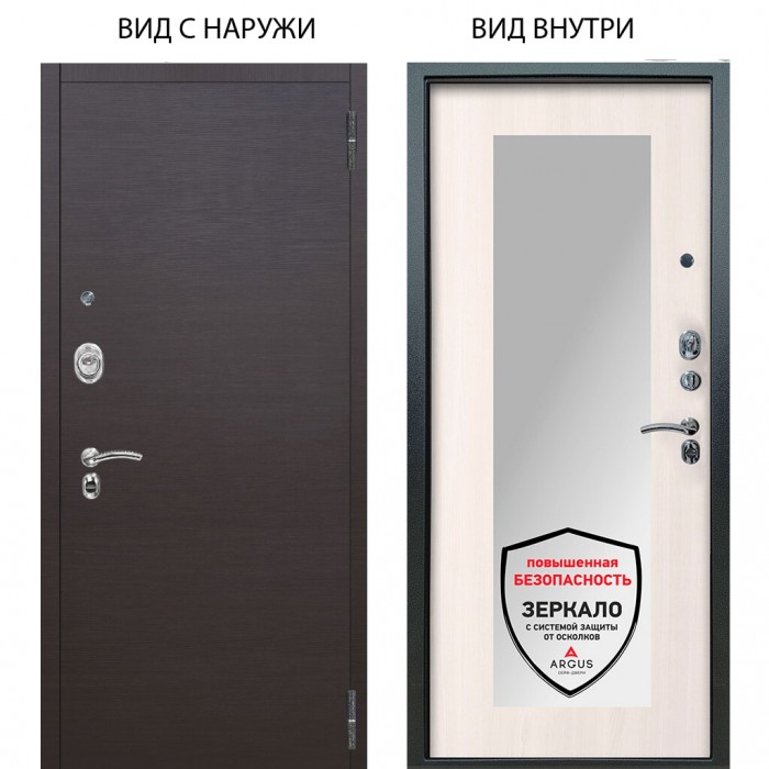 Люкс АС / Элегант Венге горизонт / Милли Ларче светлый