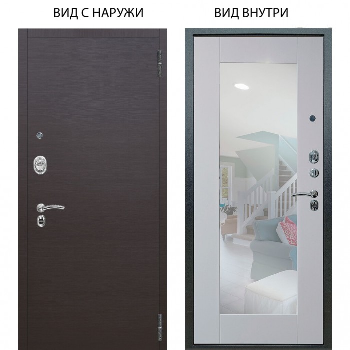 Люкс АС / Элегант Венге горизонт / Милли Роял вуд белый