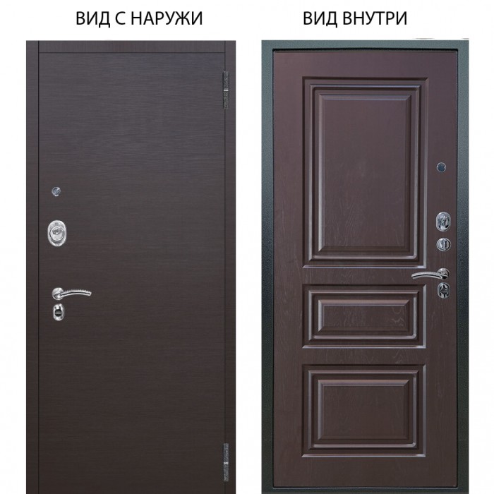 Люкс АС / Элегант Венге горизонт / Скиф Горький шоколад