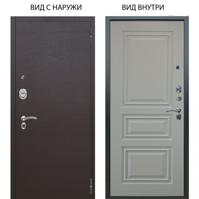 Люкс АС / Элегант Венге горизонт / Скиф Софт милк