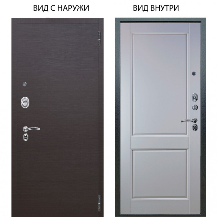 Люкс АС / Элегант Венге горизонт / Соренто Белая эмаль