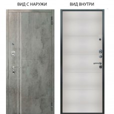Люкс АС / Лофт Темный бетон / Агат Вельвет белый горизонт