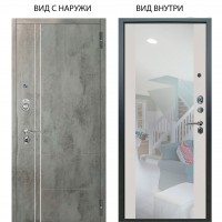 Люкс АС / Лофт Темный бетон / Вояж Белое дерево