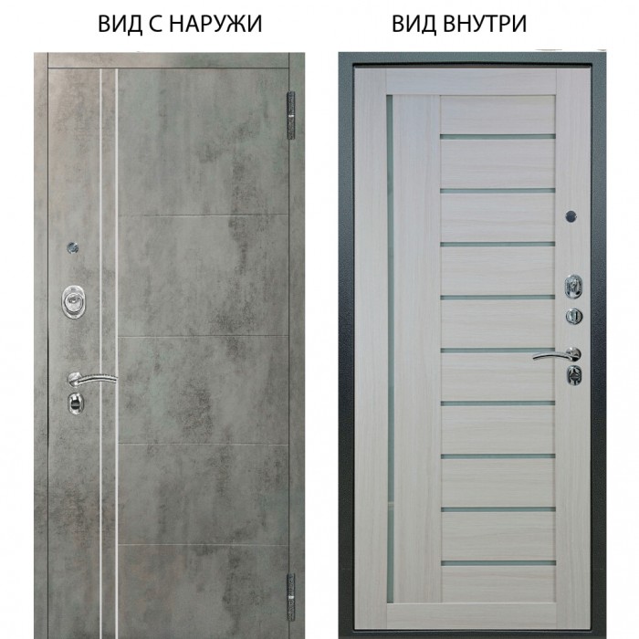 Люкс АС / Лофт Темный бетон / Диана Белая лиственница