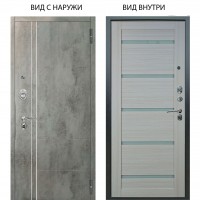 Люкс АС / Лофт Темный бетон / Александра Белая лиственница