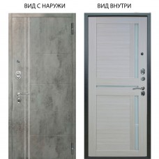Люкс АС / Лофт Темный бетон / Мирра Белая лиственница