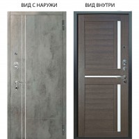 Люкс АС / Лофт Темный бетон / Мирра Лунная ночь