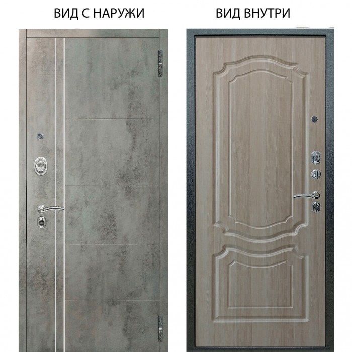 Люкс АС / Лофт Темный бетон / Мишель Ларче светлый