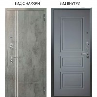 Люкс АС / Лофт Темный бетон / Скиф Силк маус