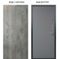 Люкс АС / Лофт Темный бетон / Элегант Силк маус