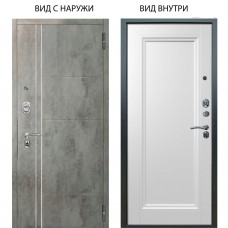 Люкс АС / Лофт Темный бетон / Анастасия 1 Белый снег