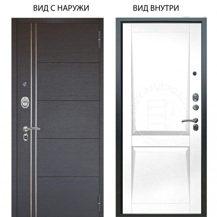 Люкс АС / Лофт Венге / Ариана Белая эмаль