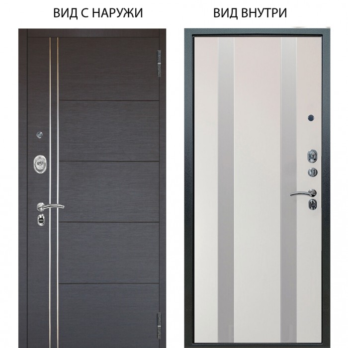 Люкс АС / Лофт Венге / Дуэт Белое дерево вставки Изабель