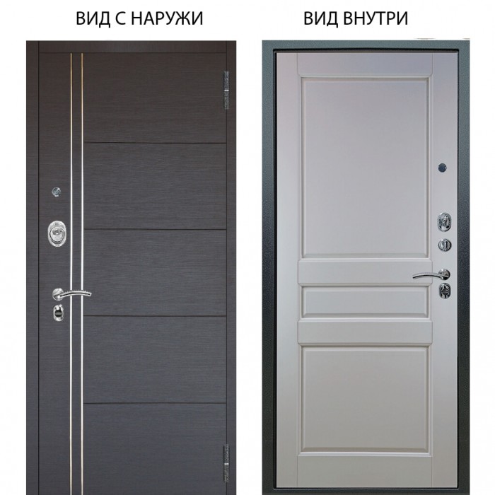 Люкс АС / Лофт Венге / Каролина Белая эмаль