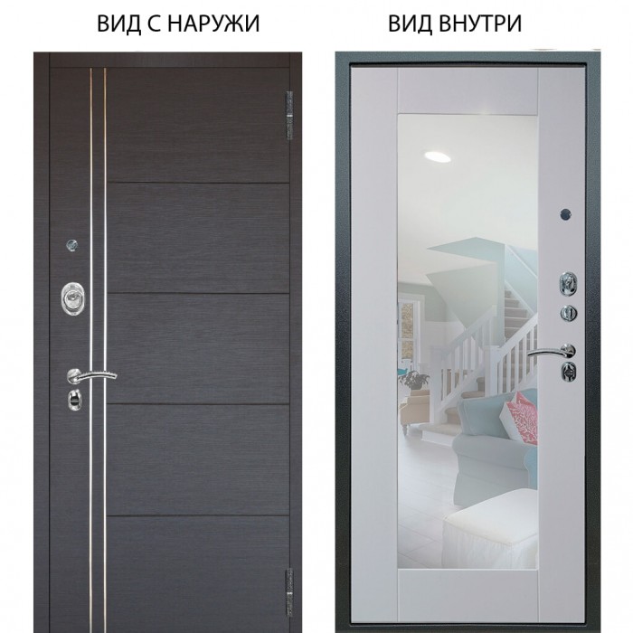 Люкс АС / Лофт Венге / Милли Роял вуд белый