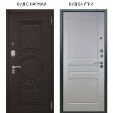 Люкс АС / Могадиш Эко софт графит / Каролина Белая эмаль