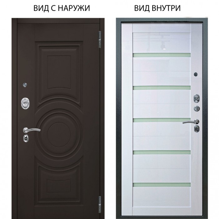 Люкс АС / Могадиш Эко софт графит / Александра Белый глянец