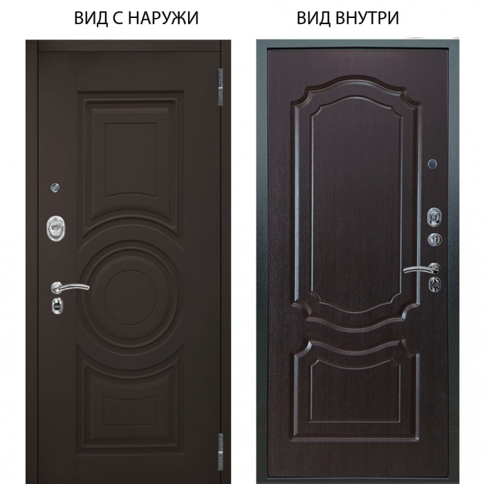 Люкс АС / Могадиш Эко софт графит / Мишель Венге