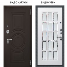 Люкс АС / Могадиш Эко софт графит / Мэрелин Софт милк зеркало с фацетом и пескоструем