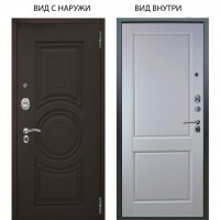 Люкс АС / Могадиш Эко софт графит / Соренто Белая эмаль