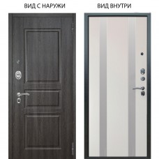 Люкс АС / Сабина Дуб филадельфия графит / Дуэт Белое дерево вставки Изабель