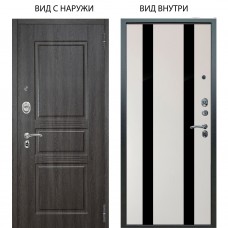 Люкс АС / Сабина Дуб филадельфия графит / Дуэт Белое дерево вставки Кензо