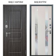 Люкс АС / Сабина Дуб филадельфия графит / Дуэт Белое дерево вставки Николь