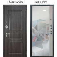 Люкс АС / Сабина Дуб филадельфия графит / Магнум Софт милк