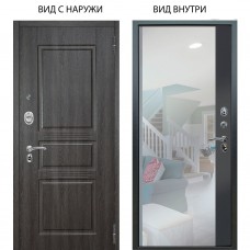 Люкс АС / Сабина Дуб филадельфия графит / Магнум Черный софт